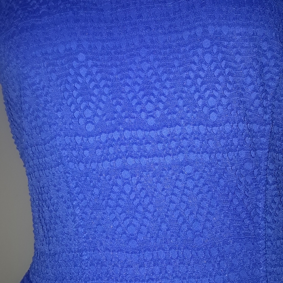 Express Blue Lace Dress - Picture 2 of 6